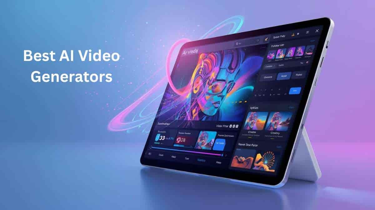 AI video generator creating video from text using artificial intelligence